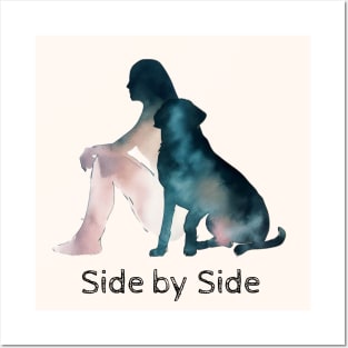 Side by Side Labrador Posters and Art